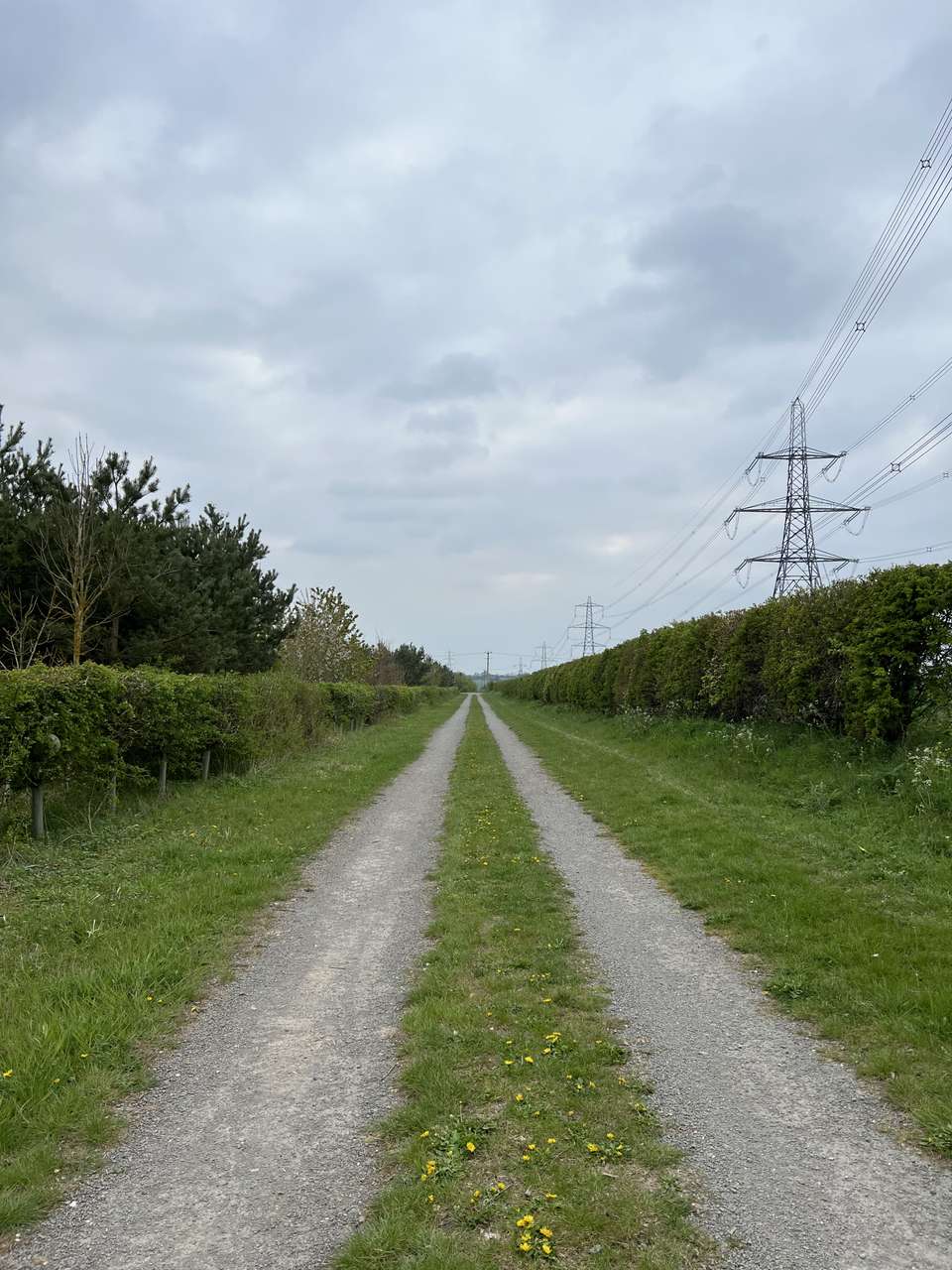 Farm track from the A6