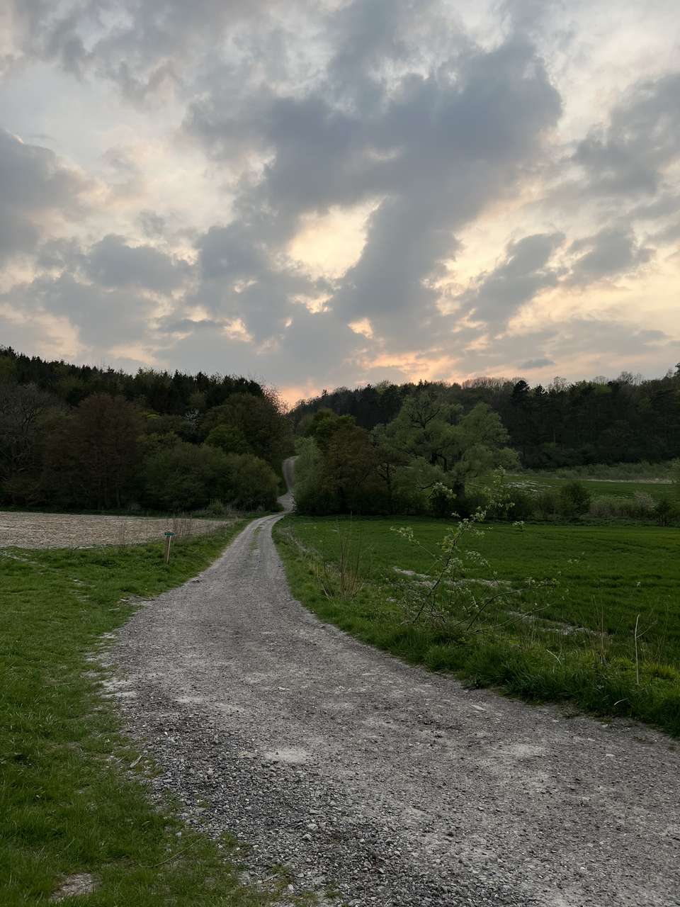 Another zoomed shot of the Warden Hill trig point from the North